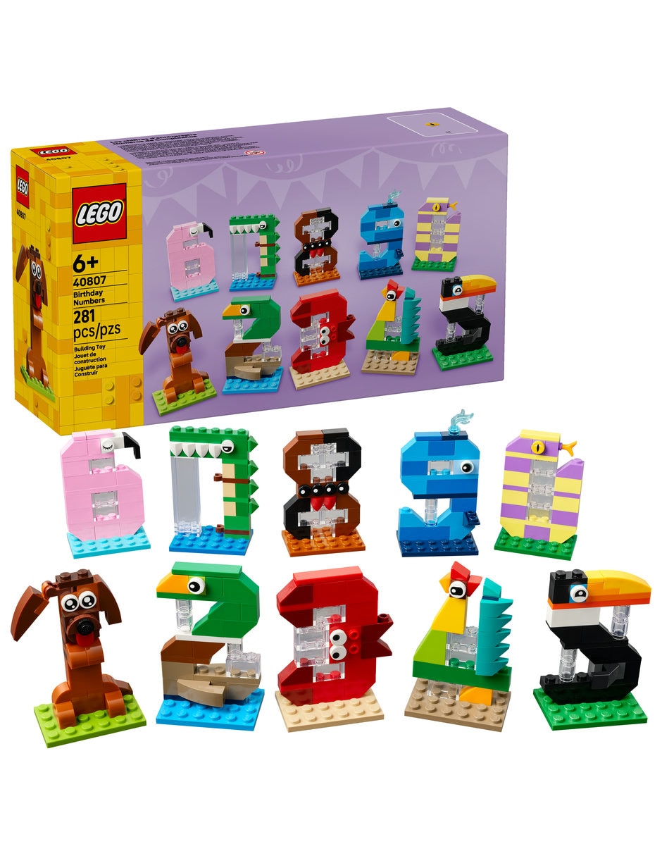 Lego Seasons and Occasions Números de Cumpleaños 40807 1