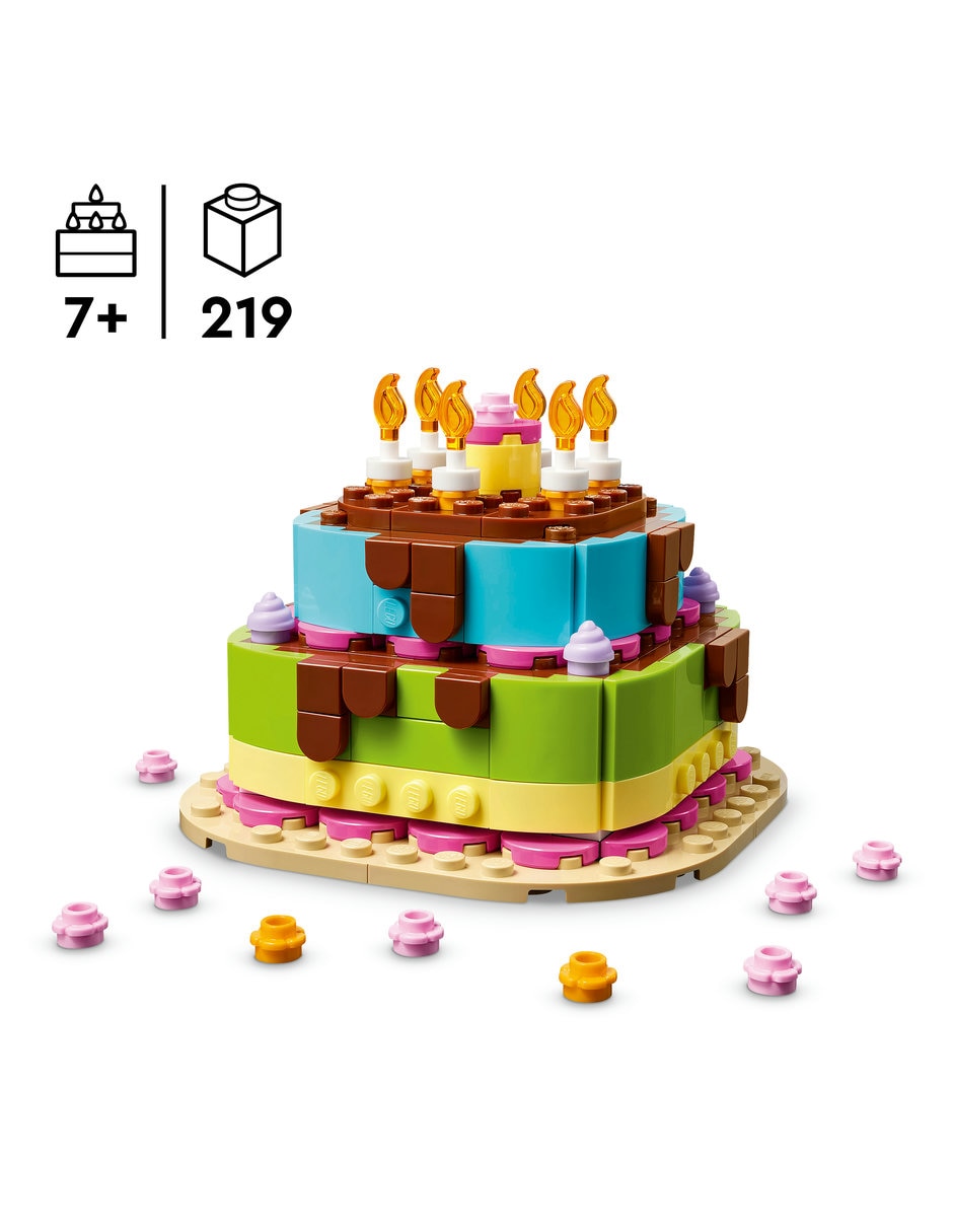 Lego Seasons and Occasions Pastel de Fiesta de Cumpleaños 40815 5