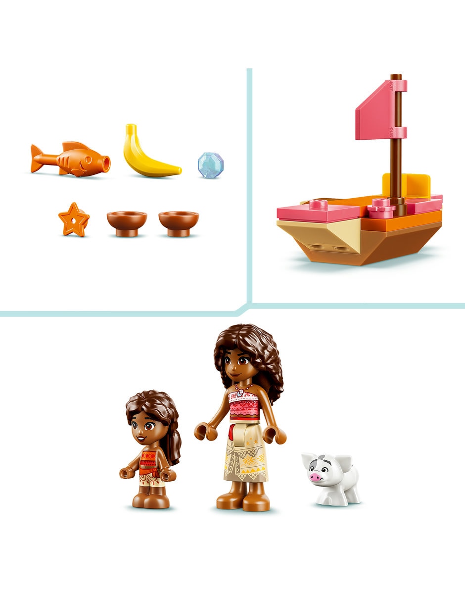 Lego Disney Princess Casa de la Aldea y Barco 43282