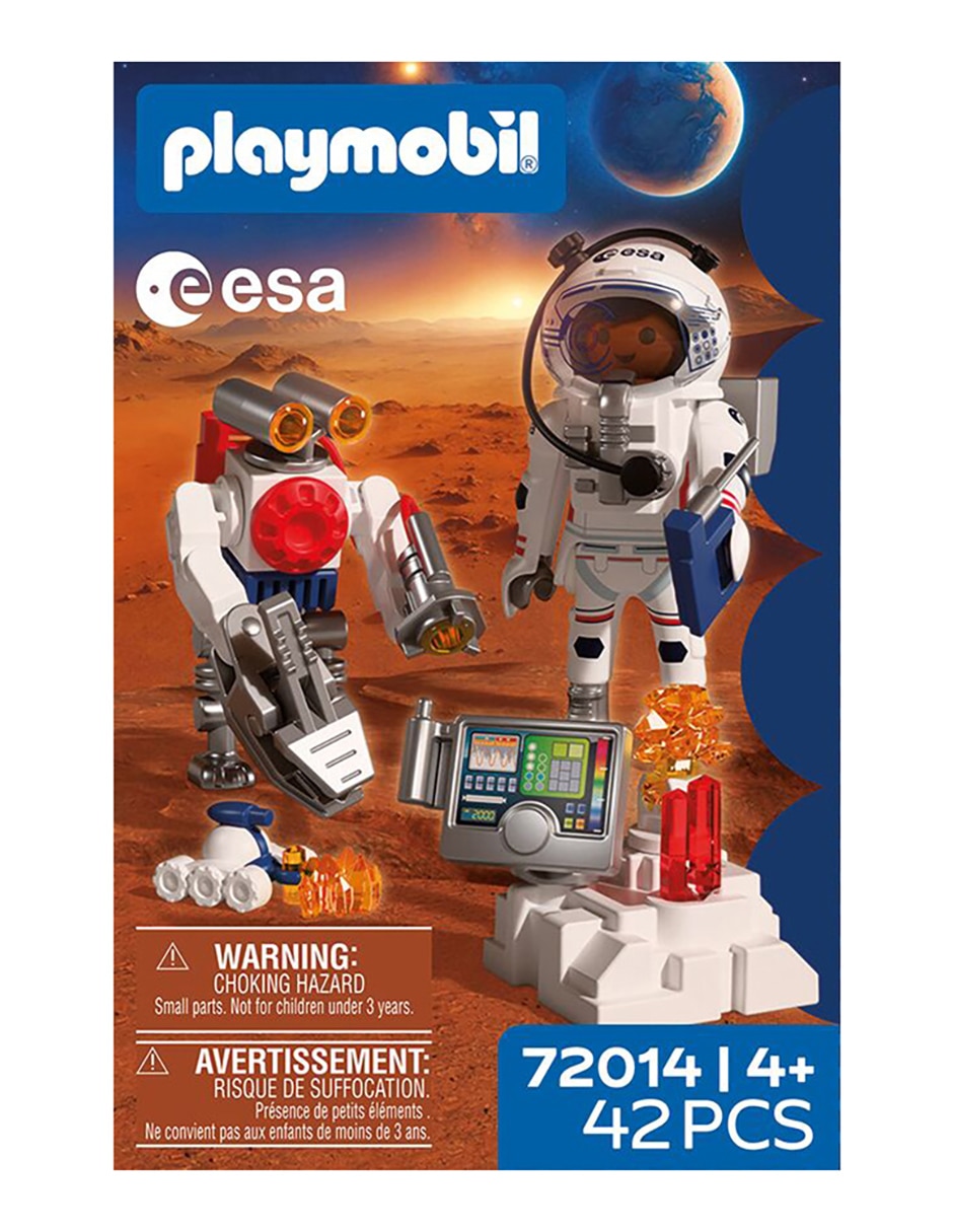 Set construcción astronauta de la esa con robot 72014 space 1