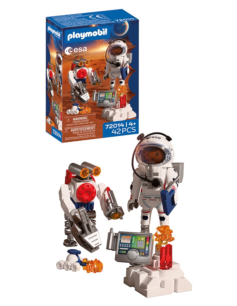 Set construcción astronauta de la esa con robot 72014 space 3