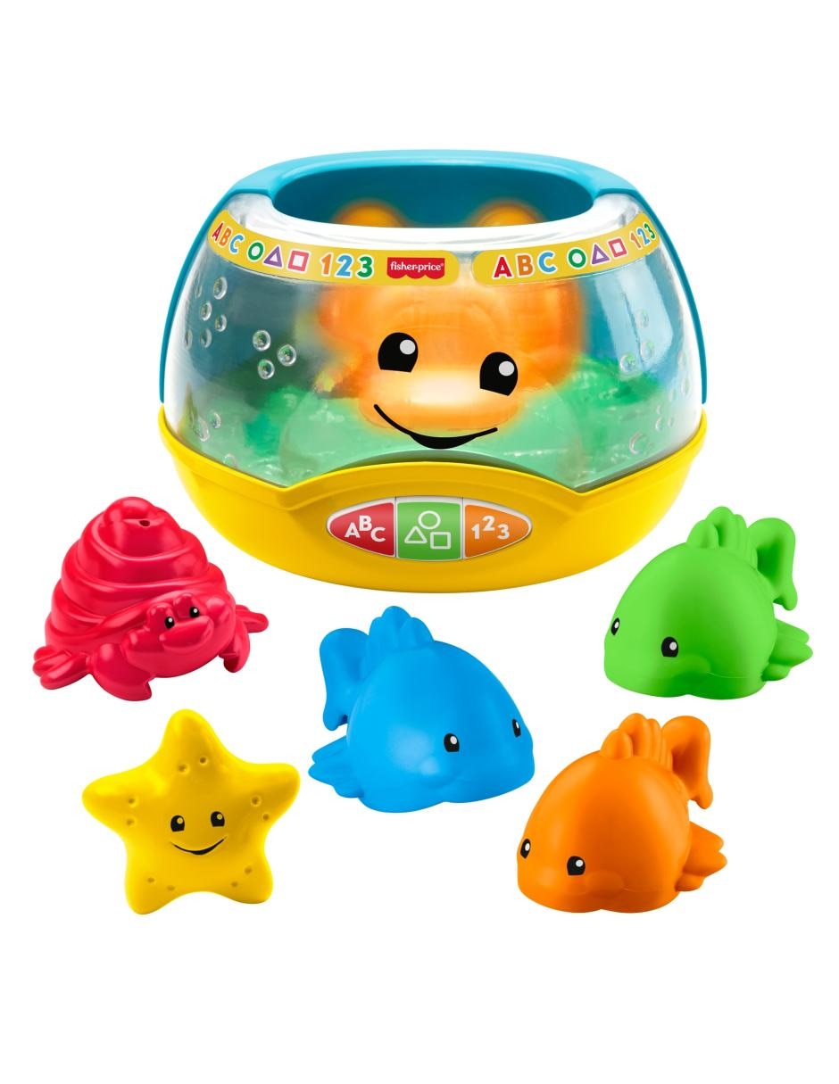 Pececitos de Luces y Diversión FISHER PRICE Ríe y Aprende juego Didáctico para Unisex