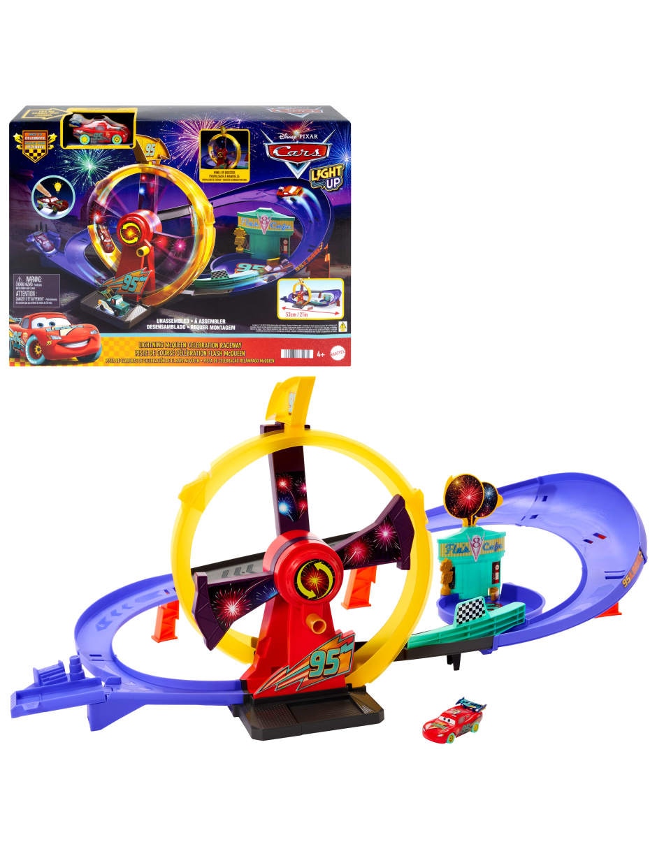 Pista armable MATTEL Cars Playsets Rayo McQueen 1