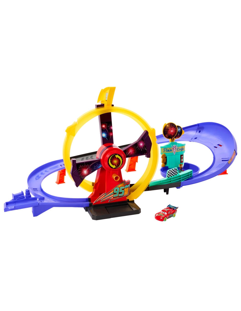 Pista armable MATTEL Cars Playsets Rayo McQueen 4