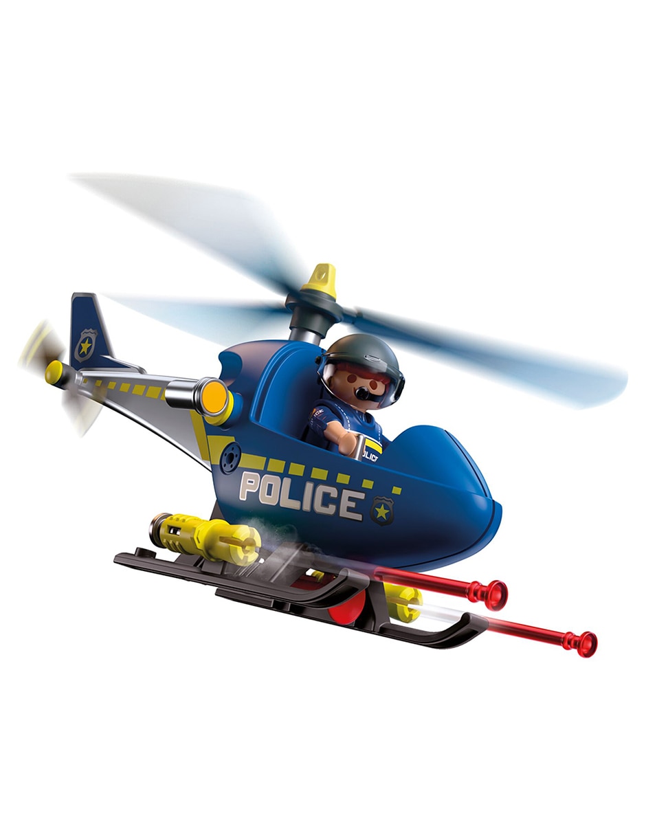 Set construcción pm helicóptero de policía con radar 72080 police 4