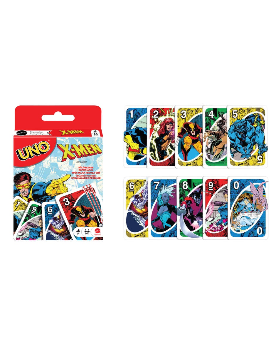 UNO X-Men Juego de mesa