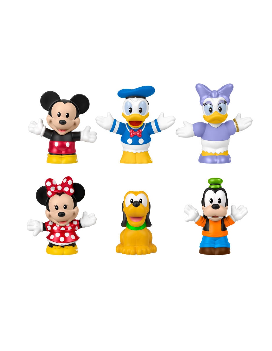 Paquete de 6 figuras Little People juego didáctico unisex 11