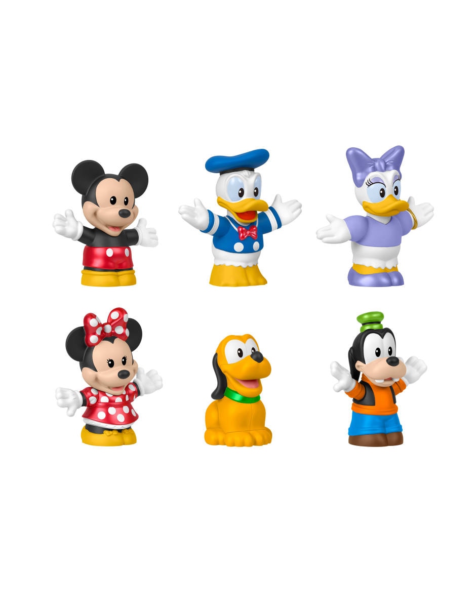 Paquete de 6 figuras Little People juego didáctico unisex 7