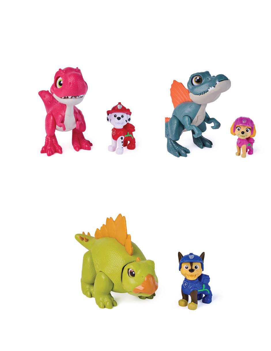 Set de muñeco personaje artículada Paw Patrol the Movie The Dino Movie especial Paw Patrol con sonido