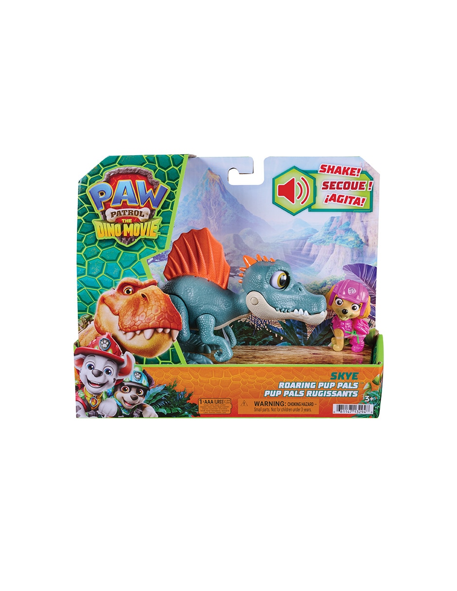 Set de muñeco personaje artículada Paw Patrol the Movie The Dino Movie especial Paw Patrol con sonido