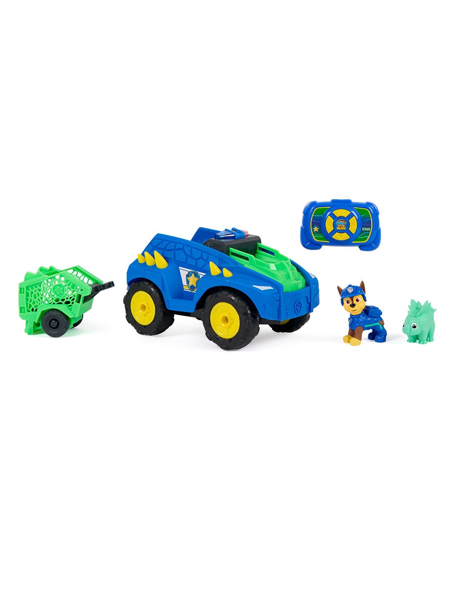Vehículo de rescate rc chase & dino paw patrol 1