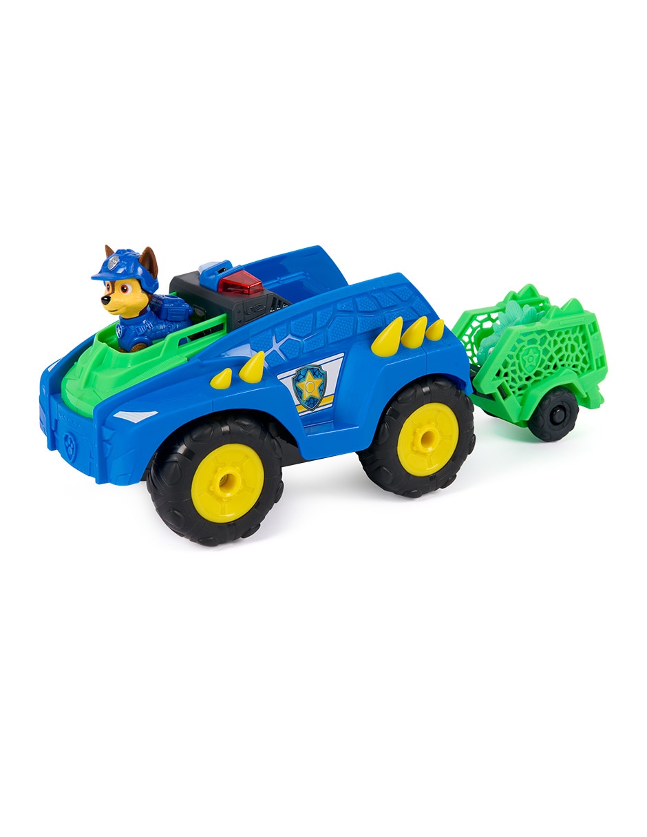 Vehículo de rescate rc chase & dino paw patrol 3