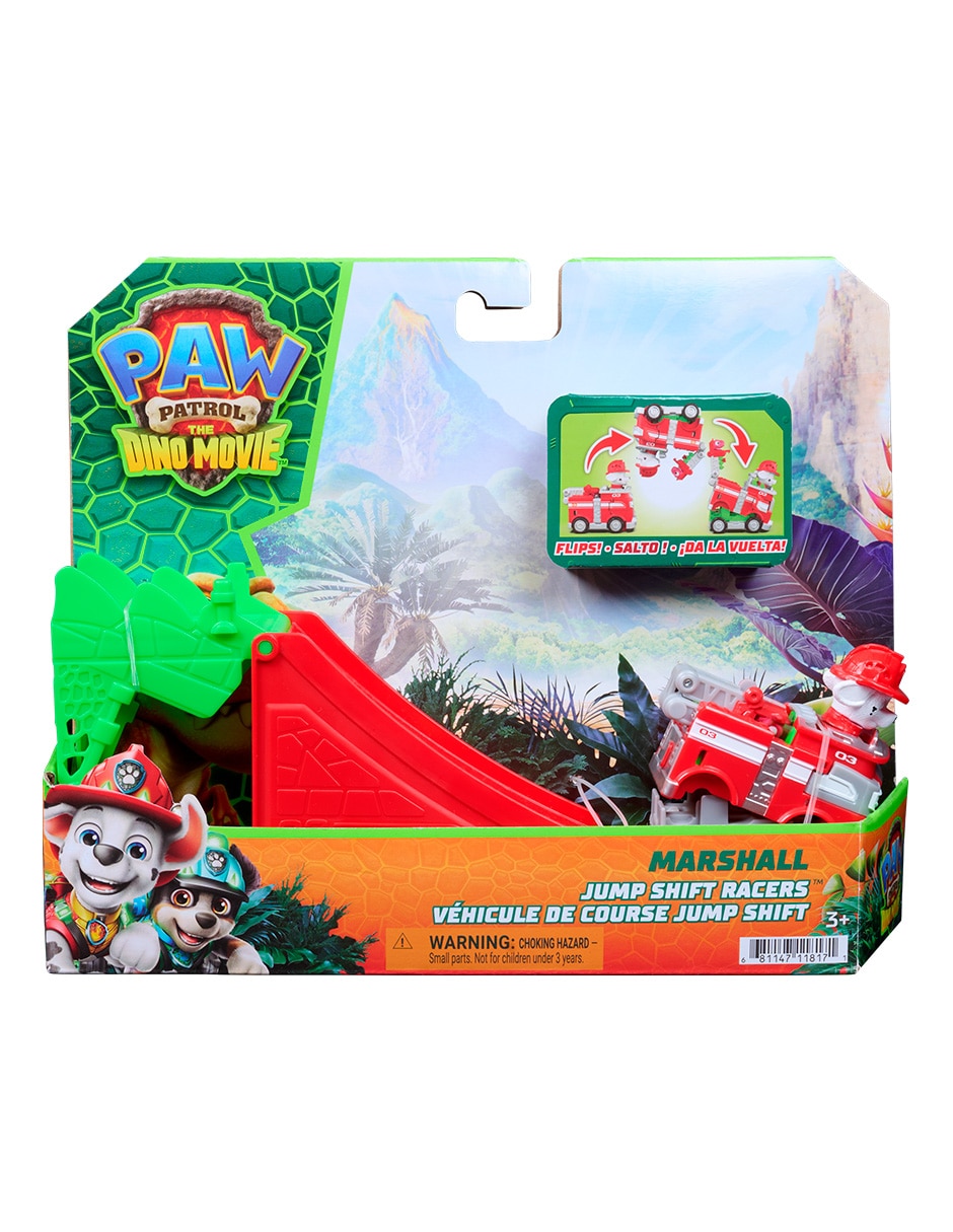 Vehículo a escala flip racer dino paw patrol 5