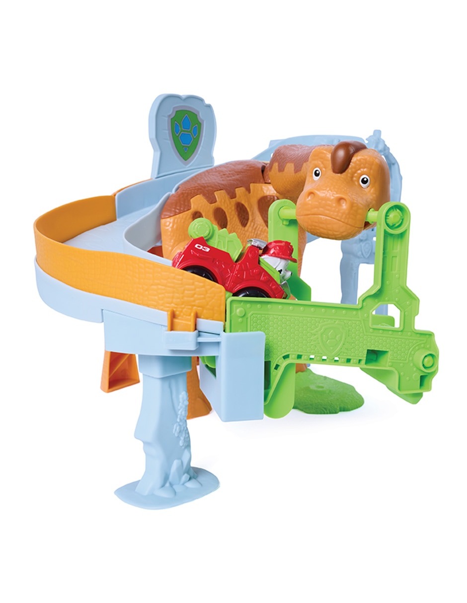 Camión de bomberos Juego de dinosaurios Lift & Race 4