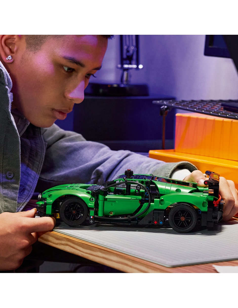Lego Technic Hiperauto Bugatti Chiron Pur Sport Verde 42241