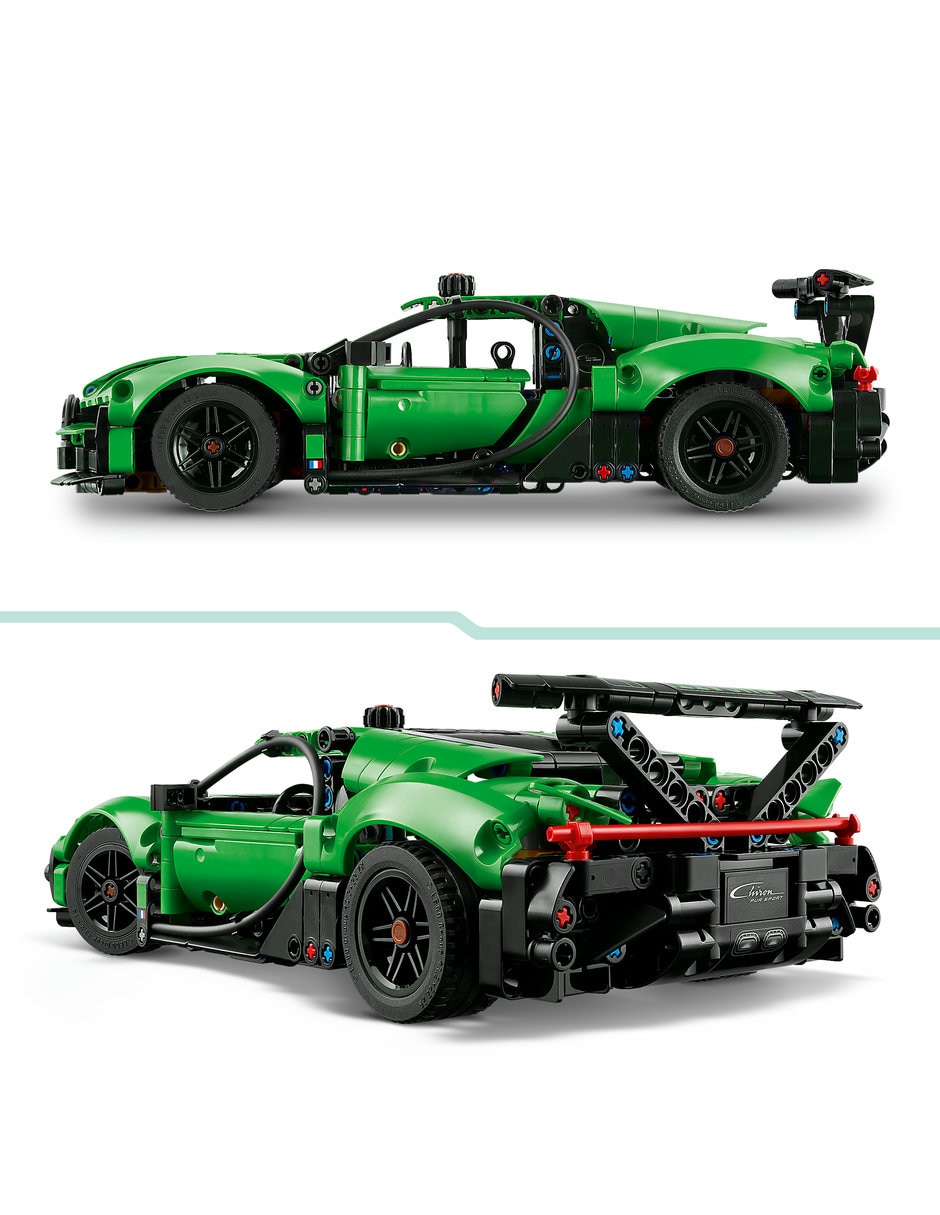 Lego Technic Hiperauto Bugatti Chiron Pur Sport Verde 42241
