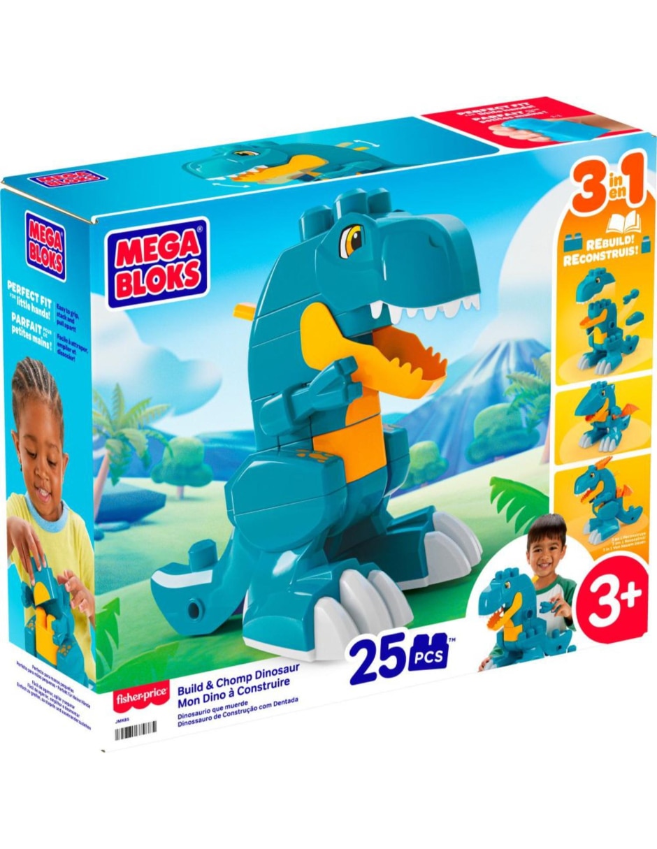 Set construcción 3 en 1 dinosaurio arma y ataca jmk85 2