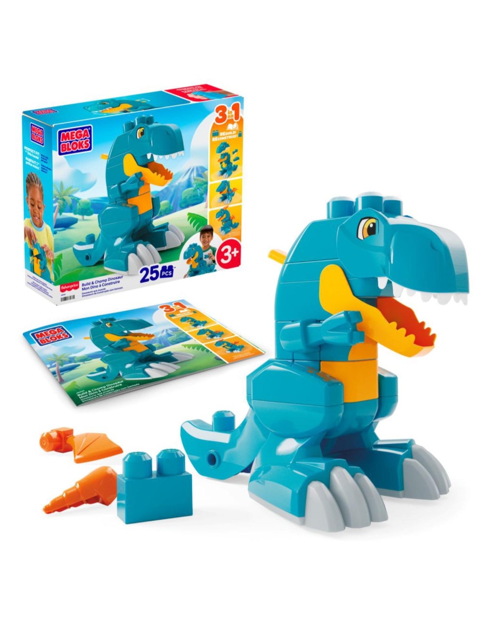 Set construcción 3 en 1 dinosaurio arma y ataca jmk85