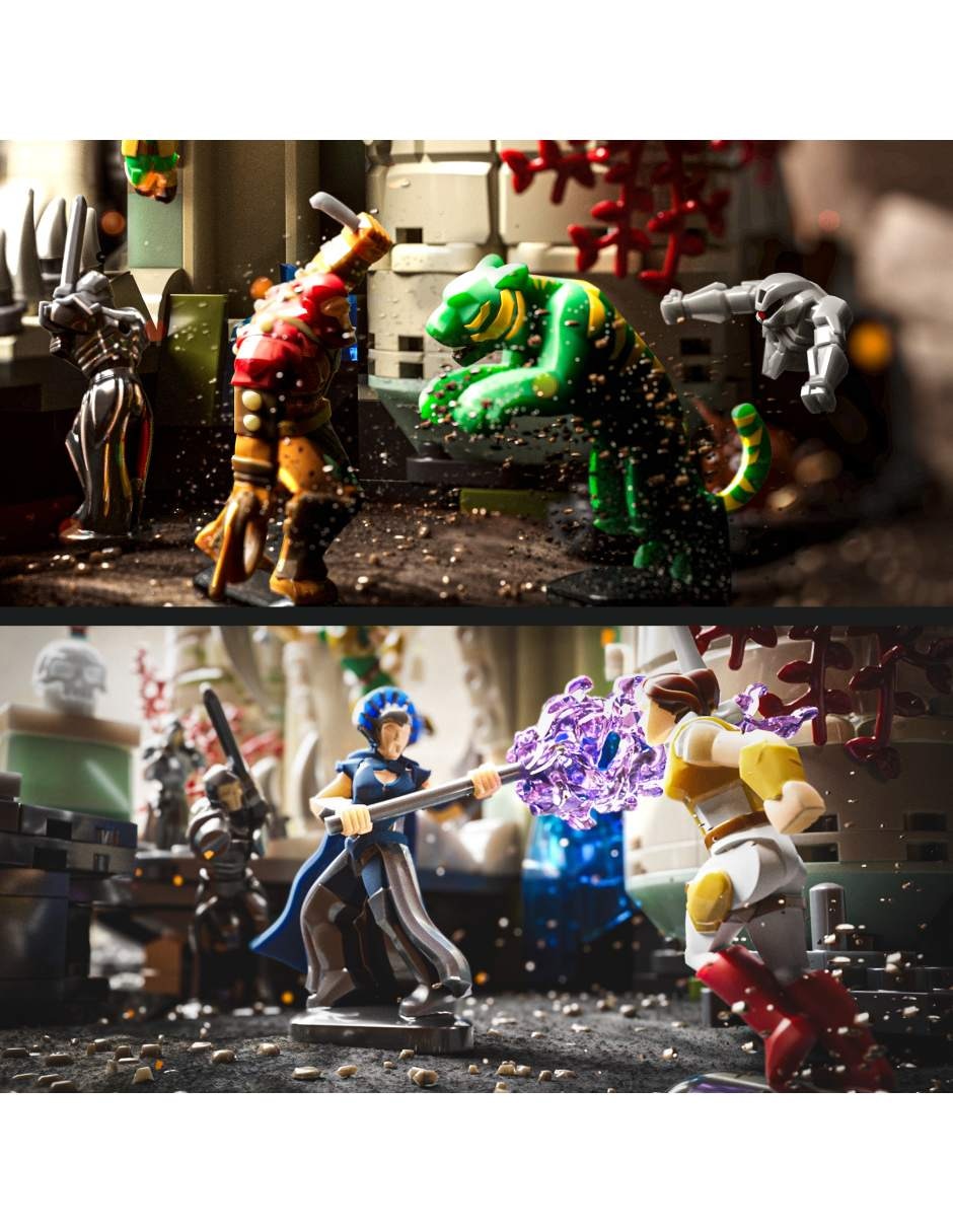Set construcción masters of the universe mattel motu batalla del castillo de grayskull jmb32 motu 6