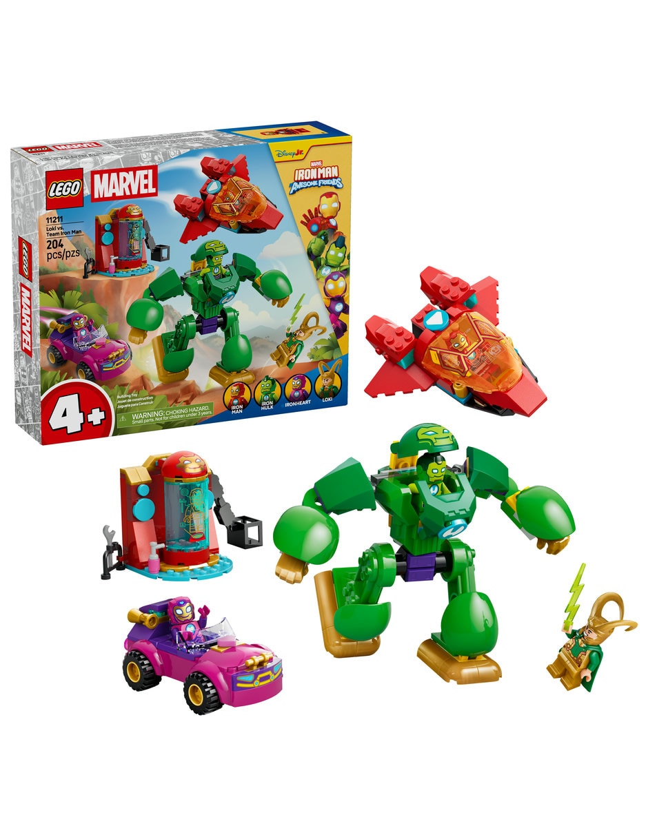 Lego Disney Junior Marvel Loki vs. Equipo Iron Man 11211 1