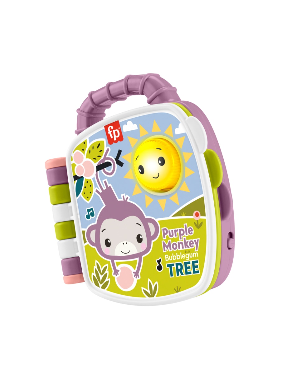 Libro canta con monito infant-learning juego didáctico unisex