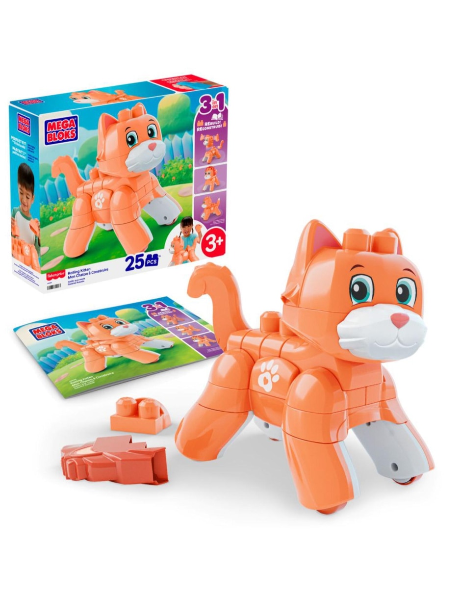 Set construcción 3 en 1 gatito andante jmk86 1