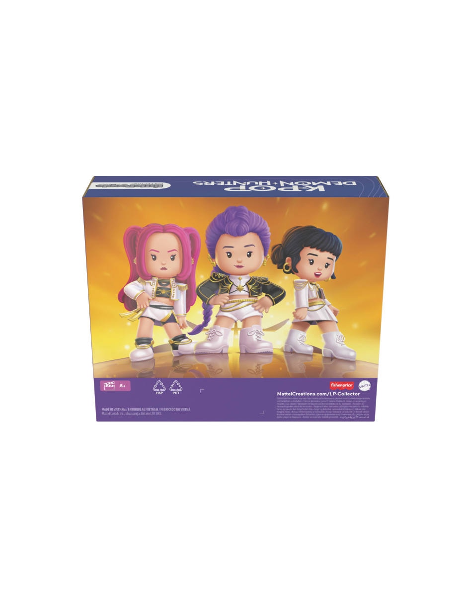 Figura de acción kpop demon hunters huntrix little people