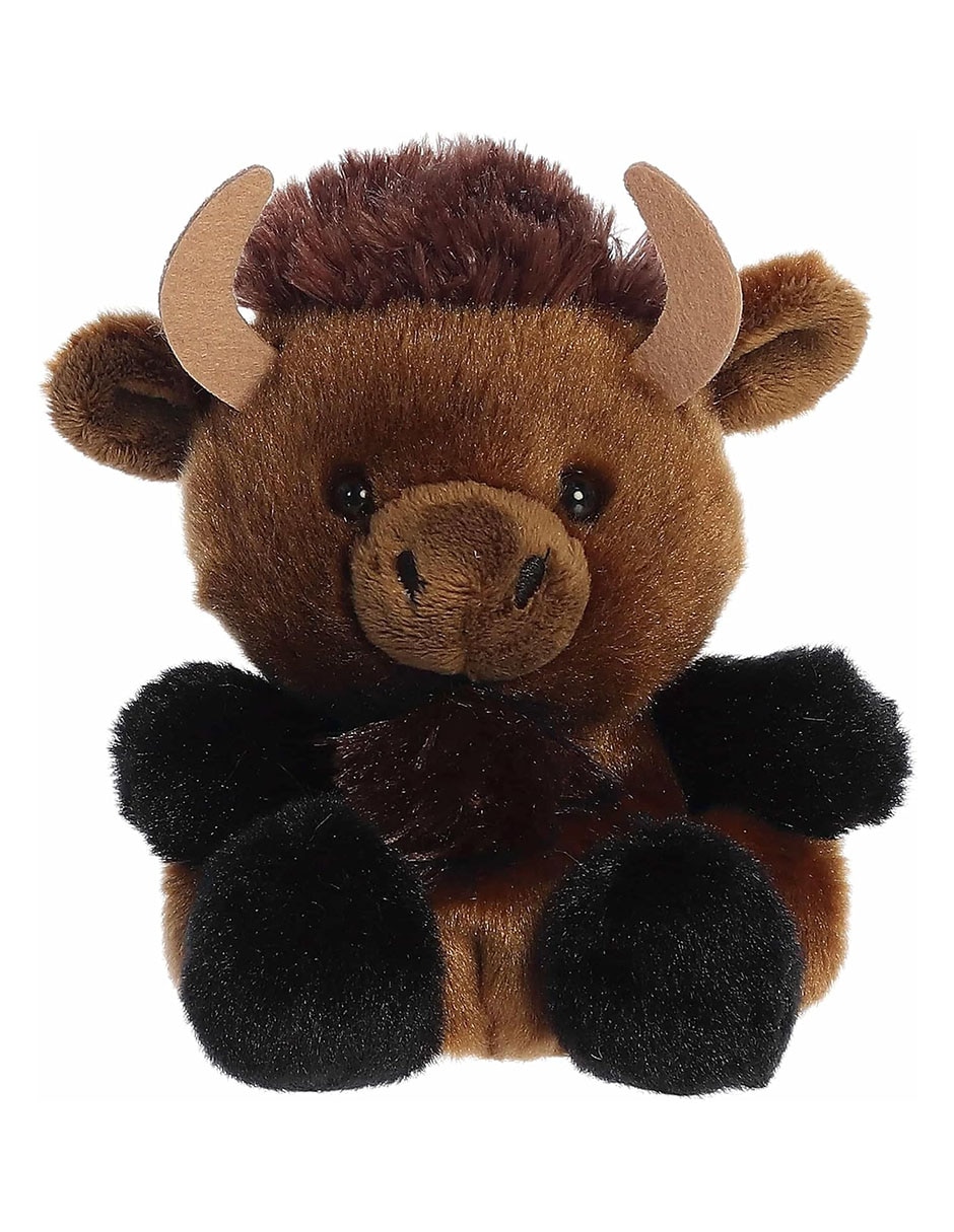 Peluche de bisonte de 12 cm 1