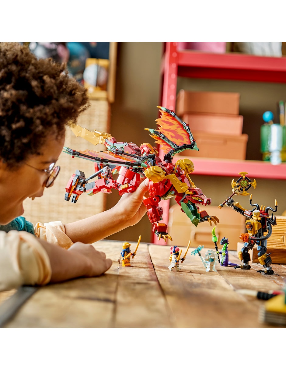 Ninjago Mech Dragón Transformable de Wyldfyre 71868 9