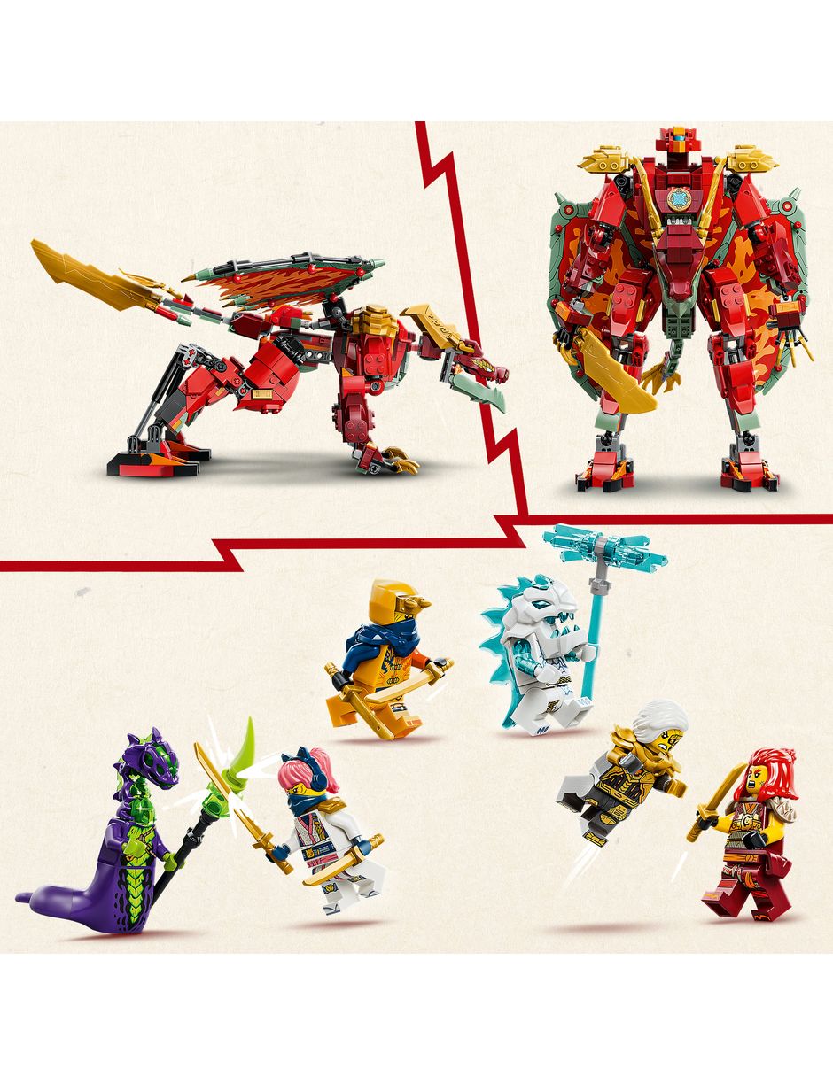 Ninjago Mech Dragón Transformable de Wyldfyre 71868 10