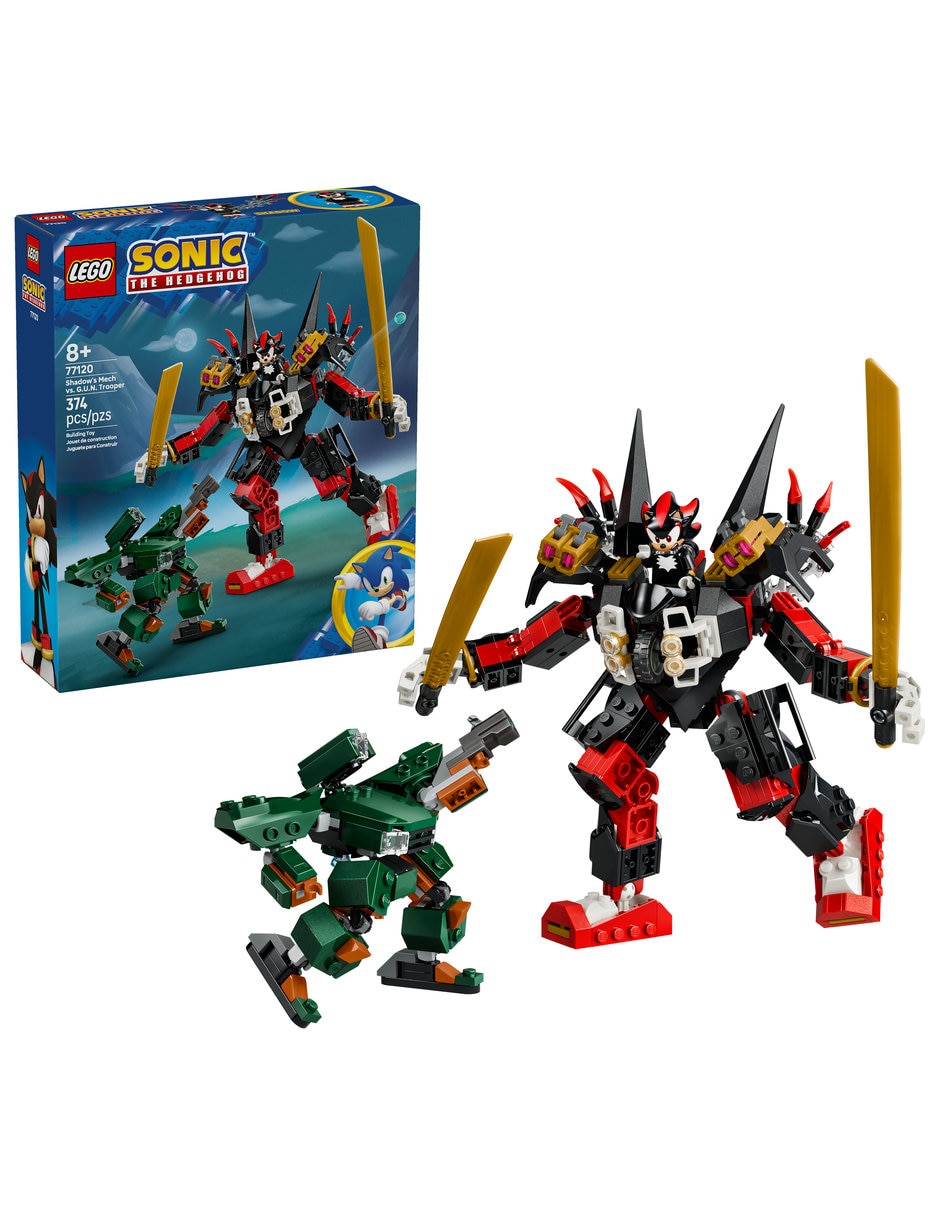 Sonic Mech de Shadow vs. G.U.N. Trooper 77120 1