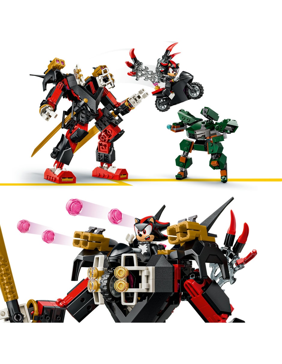 Sonic Mech de Shadow vs. G.U.N. Trooper 77120 8