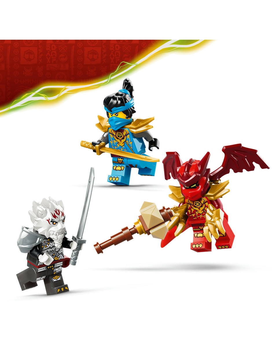 Ninjago Zilvar y Bestia Dragón Grimtak 71863 7