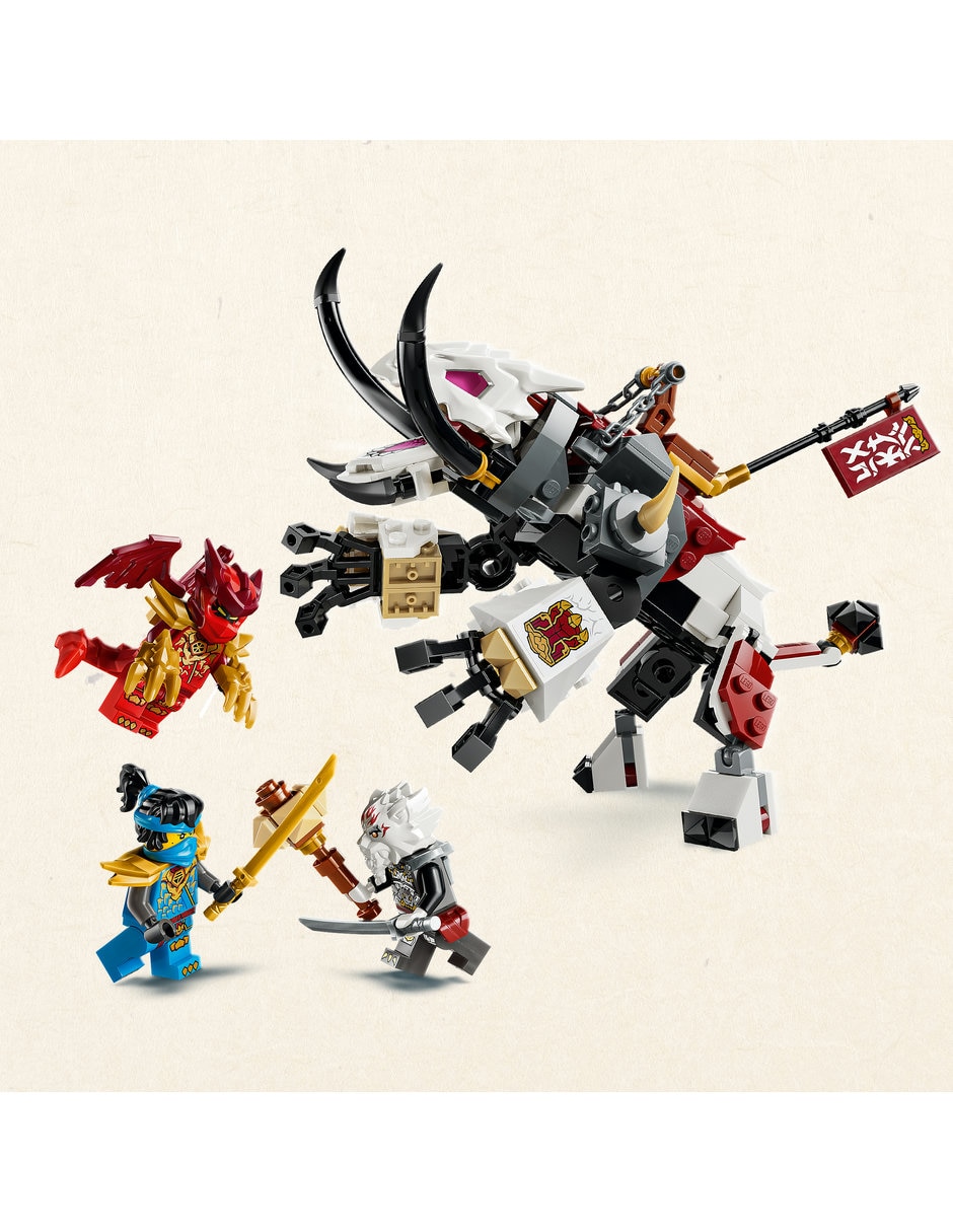 Ninjago Zilvar y Bestia Dragón Grimtak 71863 8