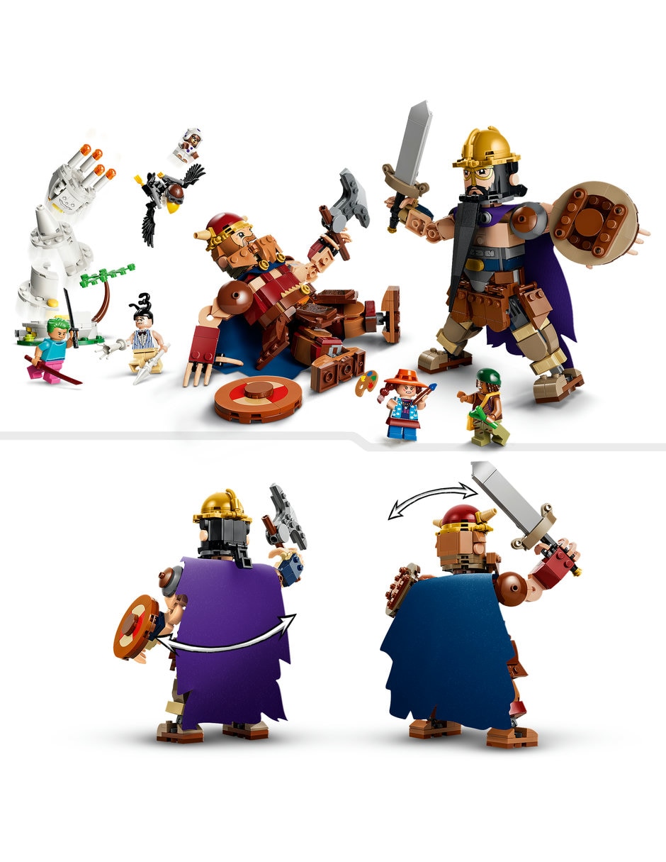 One Piece Dorry vs. Brogy: Gigantes del Jardín Pequeño 75644 8