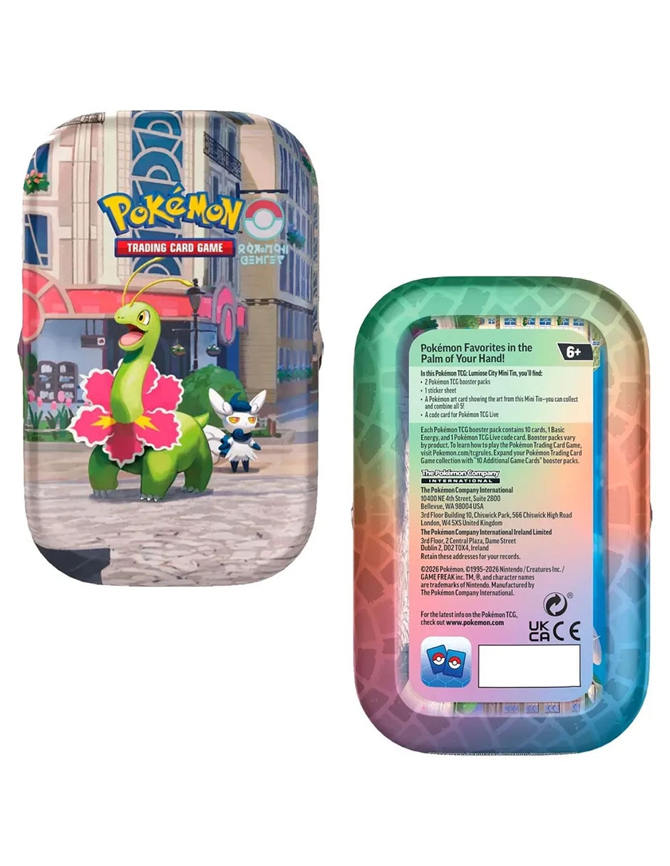 TCG: Lumiose City Mini Tin en Español TCG Chaos Rising 3