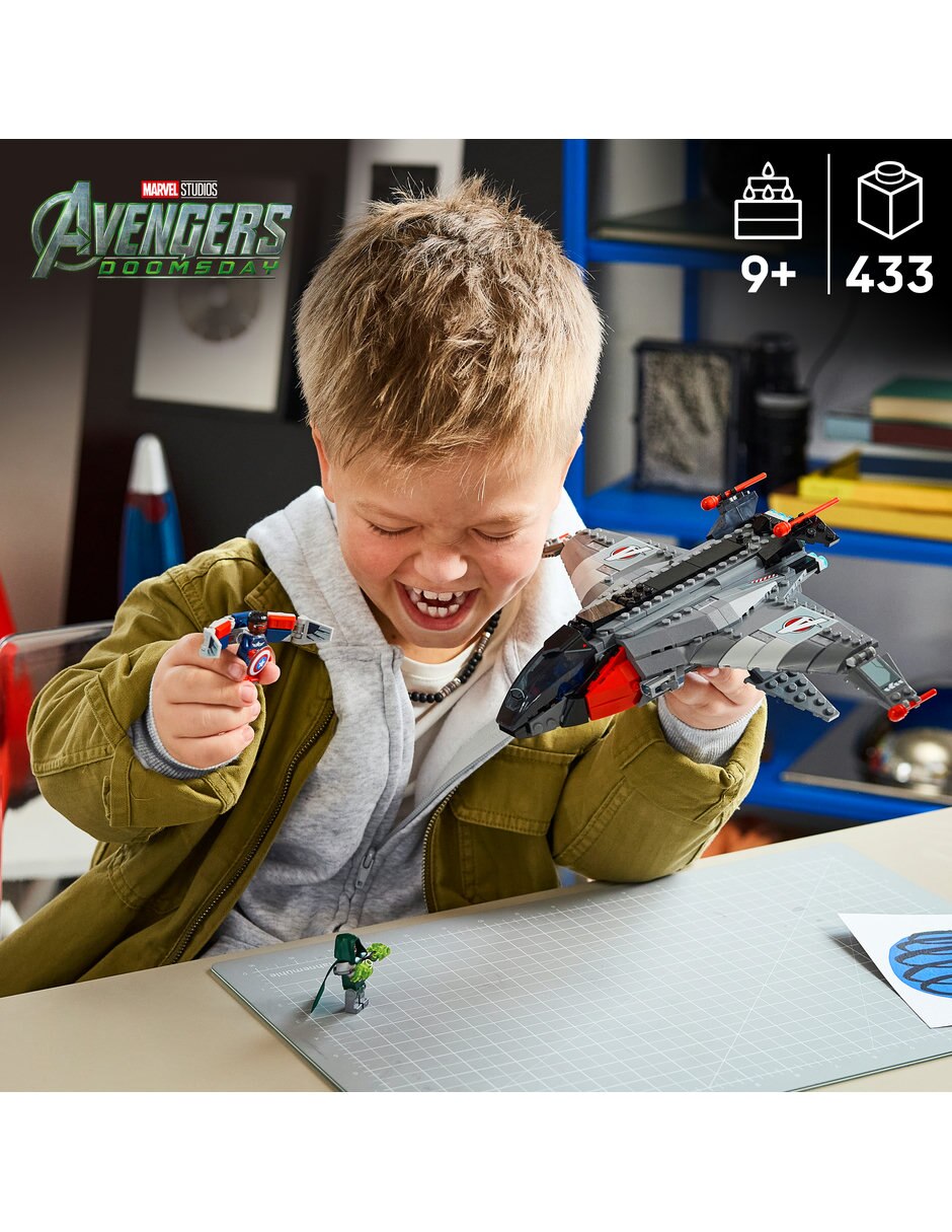 super heroes quinjet de avengers doomsday 3