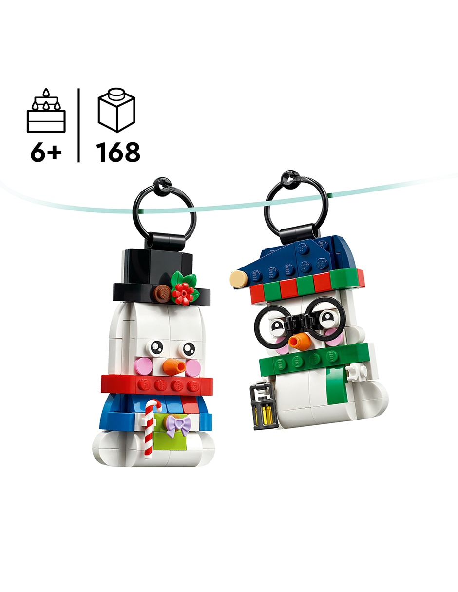 LEGO LEGO Iconic Adornos de Monos de Nieve 40812 40812 Iconic 3