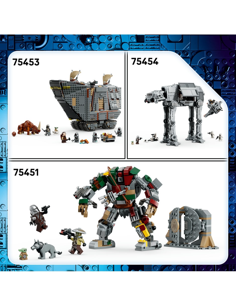 Star Wars TM Reptador de las Arenas del Exterior y Mudhorn 75453 9