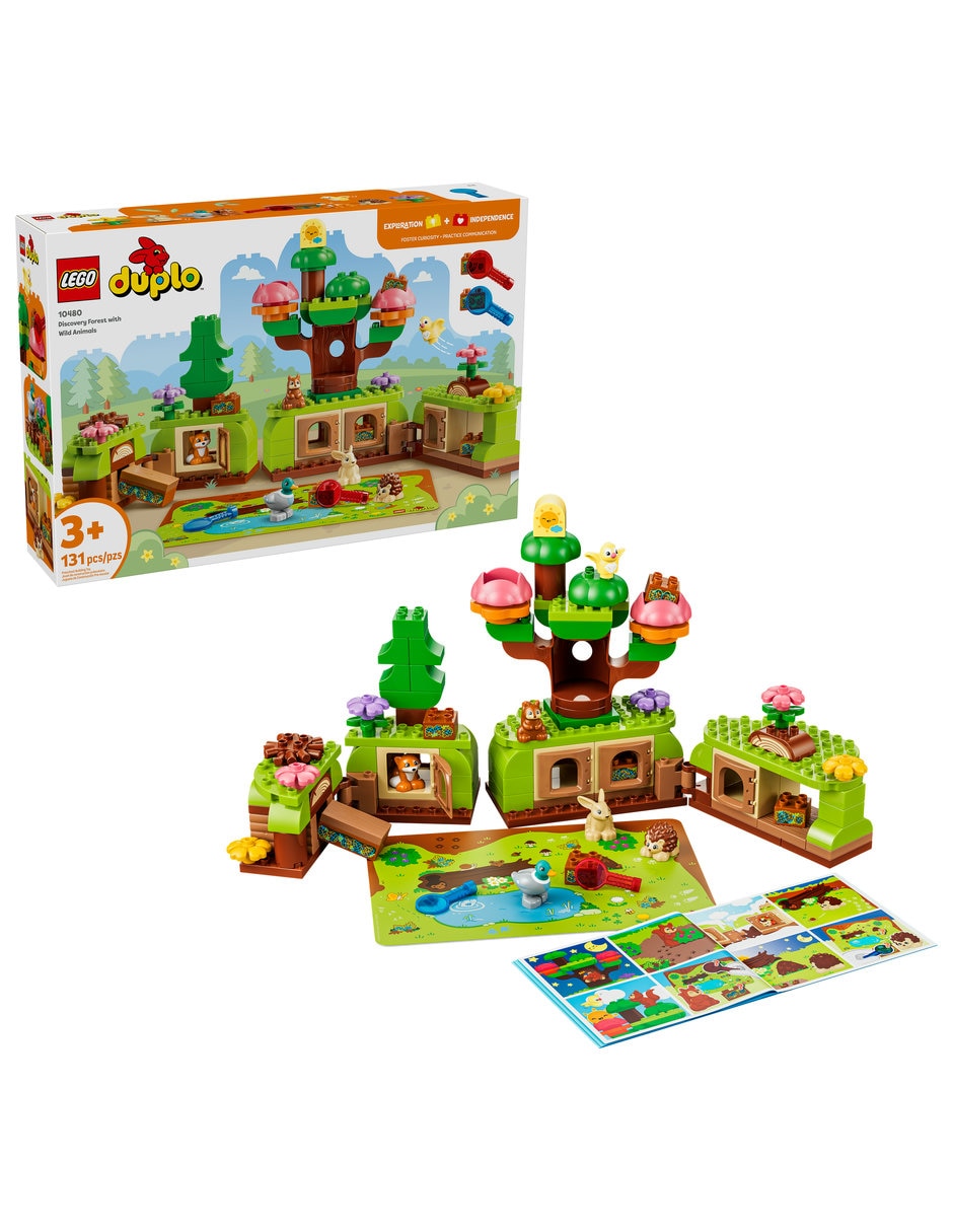 Duplo Town Bosque de los Descubrimientos con Animales Salvajes 10480 1