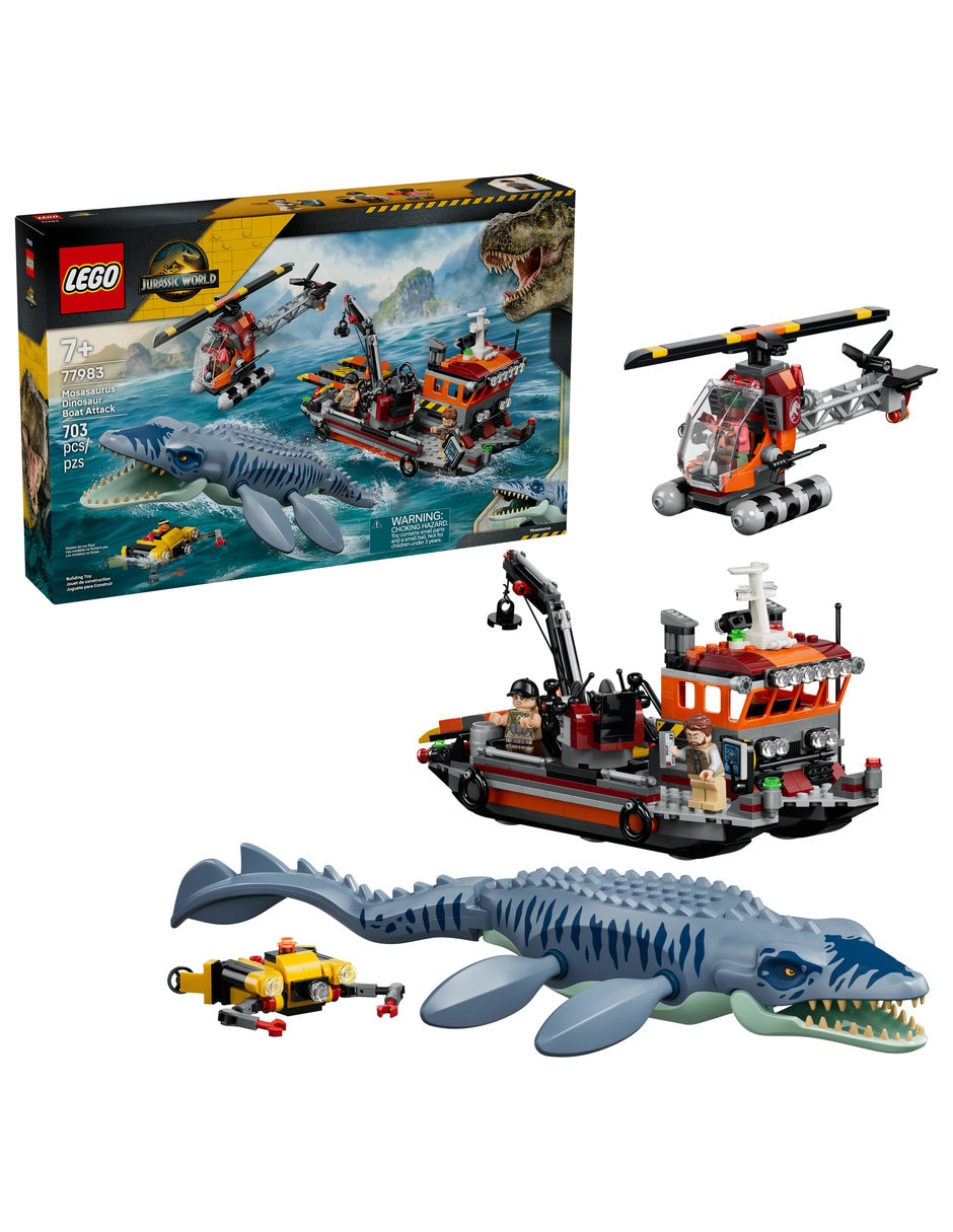 Jurassic World Ataque del Dinosaurio Marino Mosasaurus 77983 1