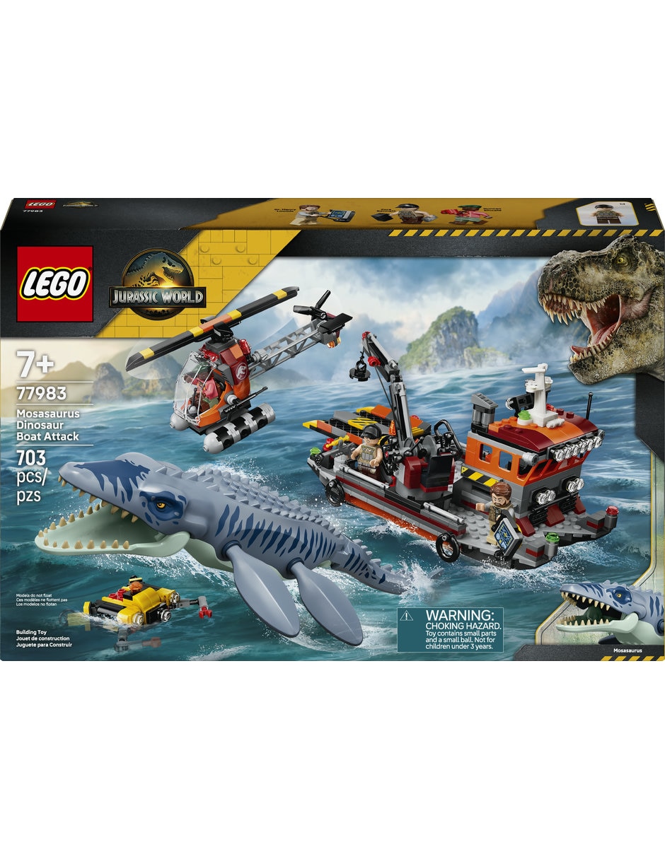 Jurassic World Ataque del Dinosaurio Marino Mosasaurus 77983 2