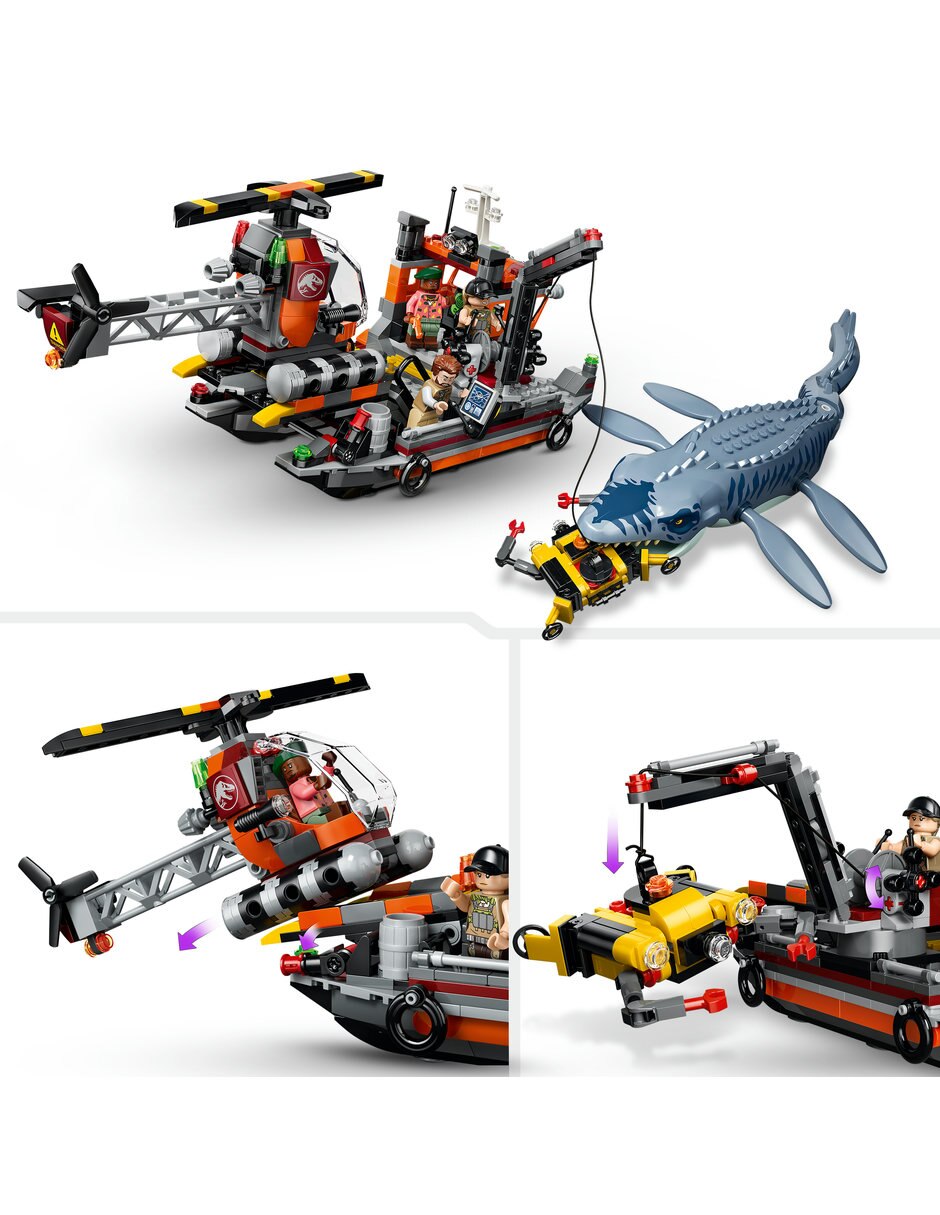 Jurassic World Ataque del Dinosaurio Marino Mosasaurus 77983 8