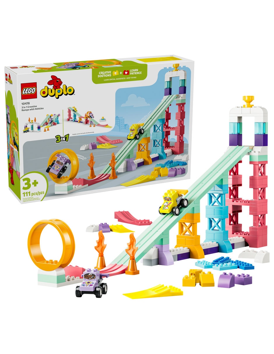 Duplo Town Rampas Creativas “3 en 1” con Vehículos 10478 1