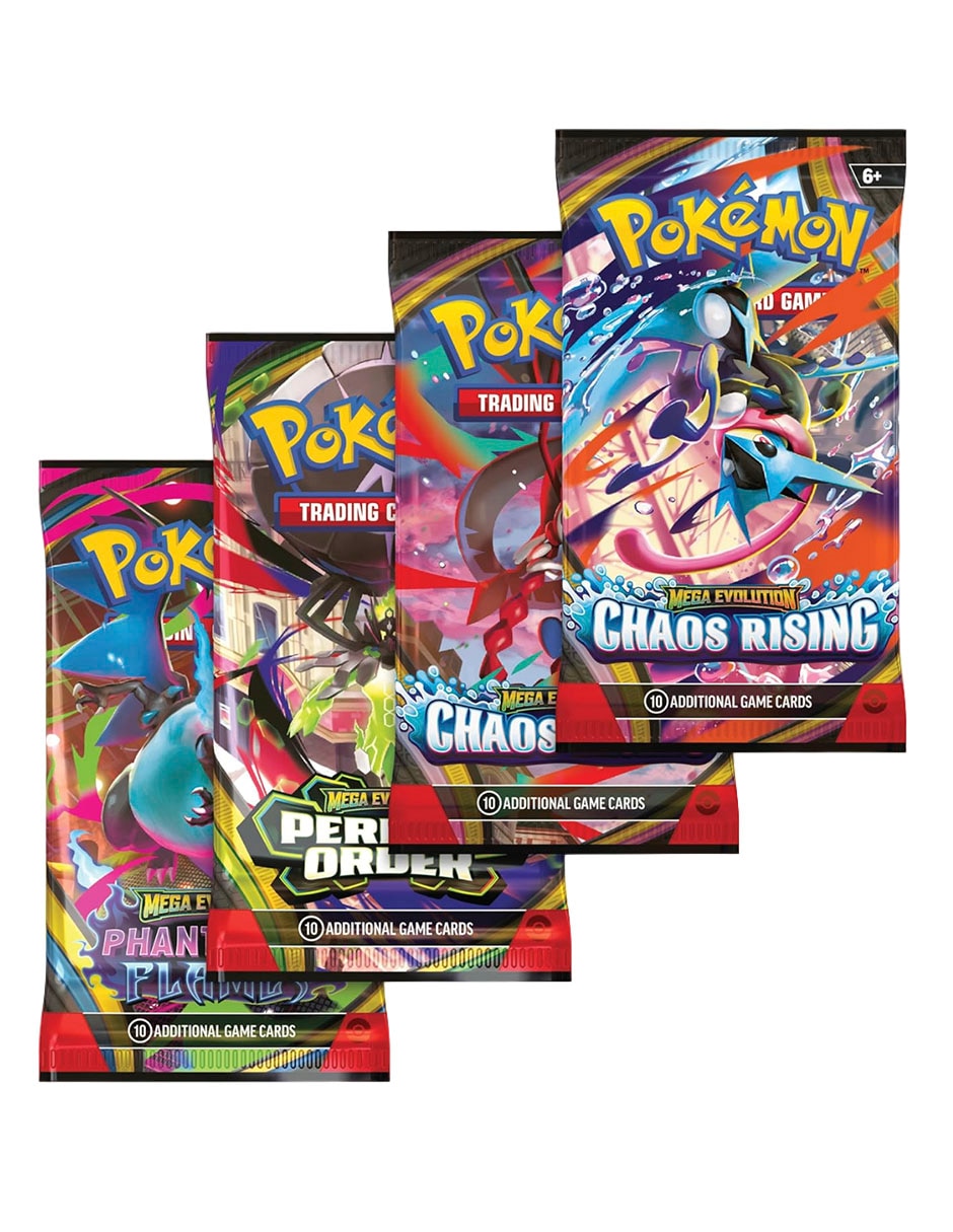 Mega Moonlit Tin en español TCG Chaos Rising Pokémon 1