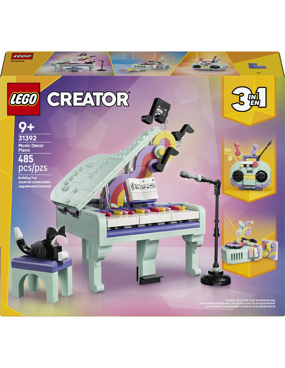 Creator Piano Musical Decorativo con Gato 31392 2