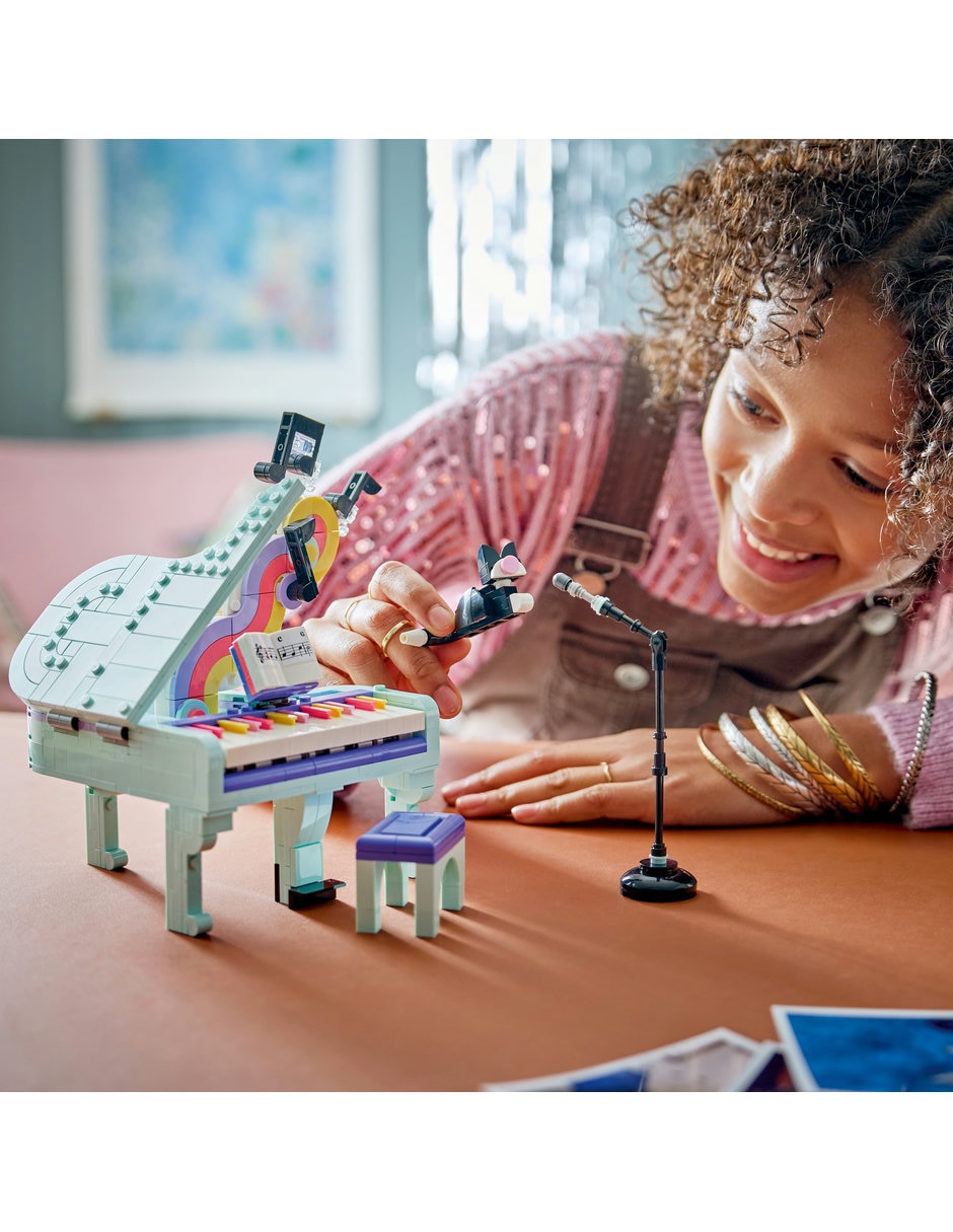 Creator Piano Musical Decorativo con Gato 31392 4