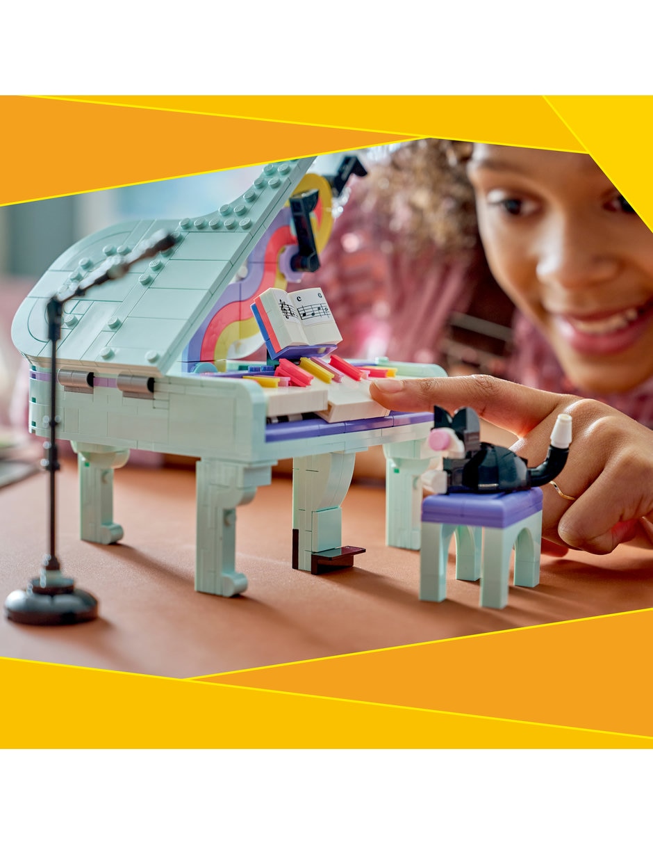 Creator Piano Musical Decorativo con Gato 31392 6