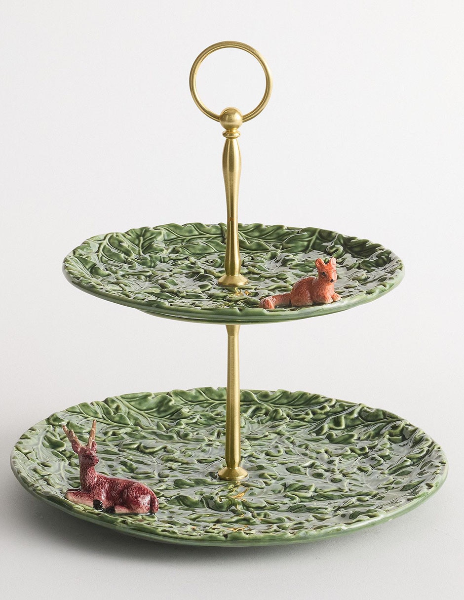 Base con niveles fantastical forest serveware