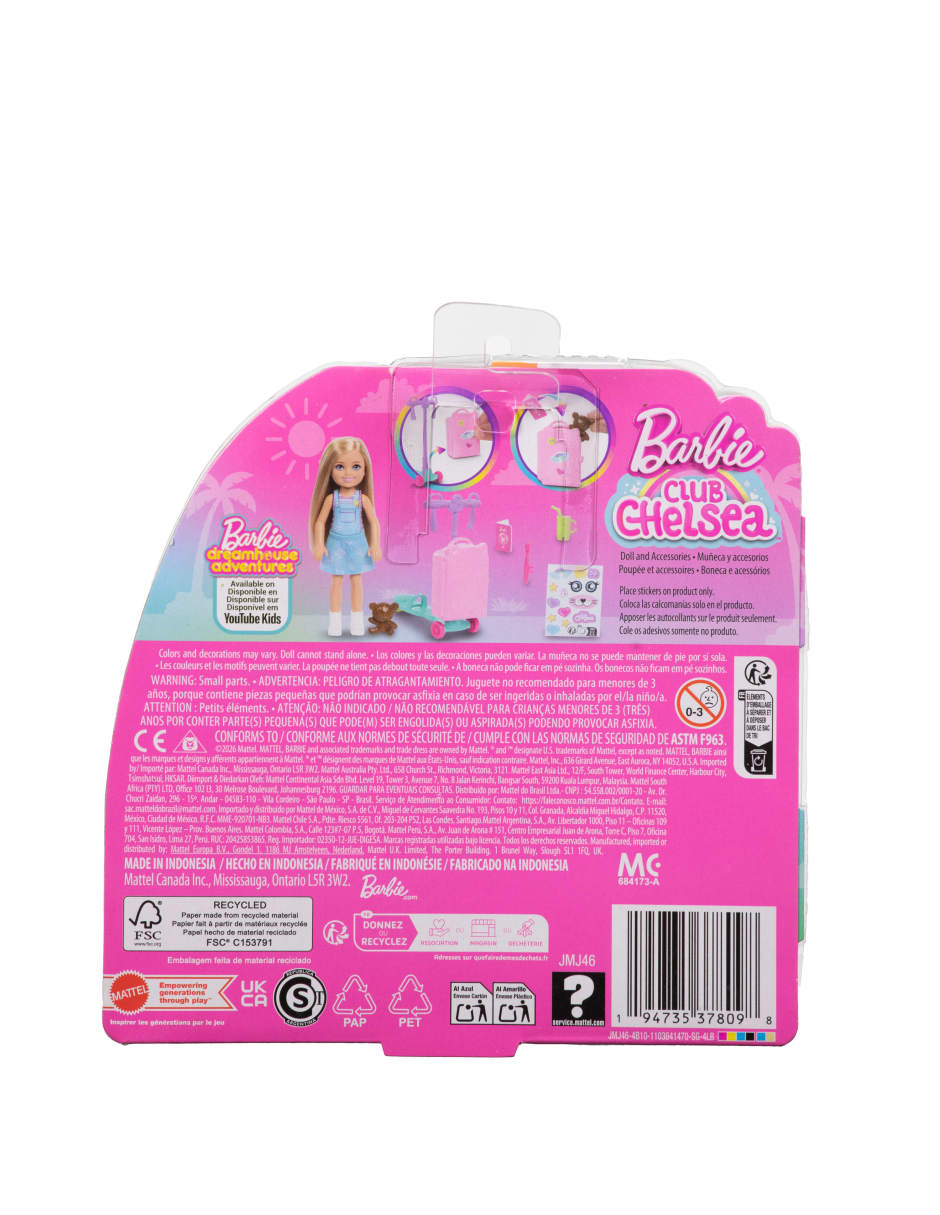 Muñeca fashion Barbie Chelsea
